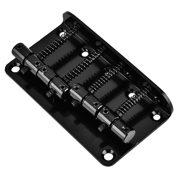 Gotoh 4 String Vintage Style Bass Bridge - Black Electric Bass Guitar Upgrade - Image 8