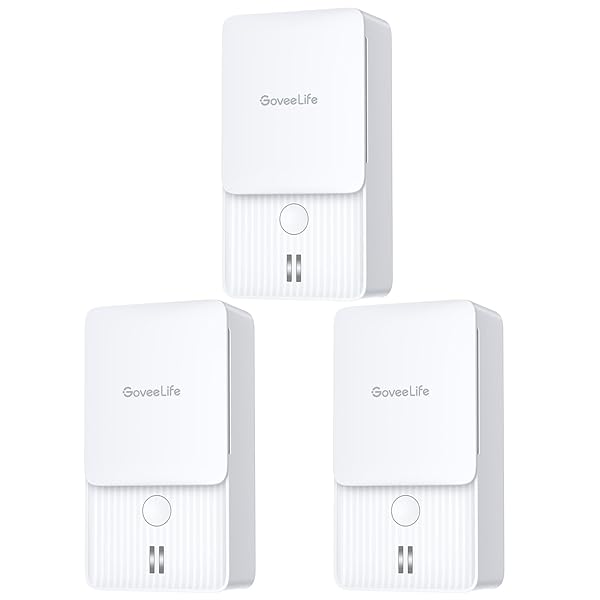 GoveeLife Water Leak Detectors 3 Pack with 100dB Alarm for Home Bedrooms Basement Warehouse Cabin RV