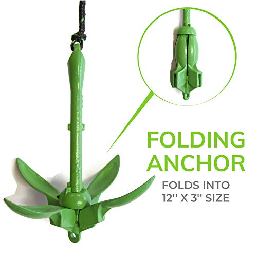 Gradient Fitness Kayak Anchor: Perfect for Paddle Boards, Canoes, Jet Skis & Small Boats - Complete Anchor Kit - Image 5