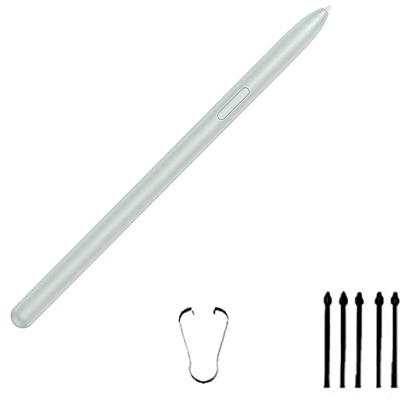 Green Galaxy Tab S7 FE Pen Replacement + Free Tips for Samsung Galaxy Tab S7 FE S Pen Stylus
