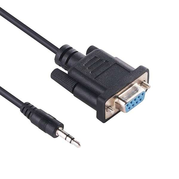 Green-utech Green-Utech 6FT DB9 to RS232 3.5mm Audio Jack Adapter Cable - High-Quality Serial Connection