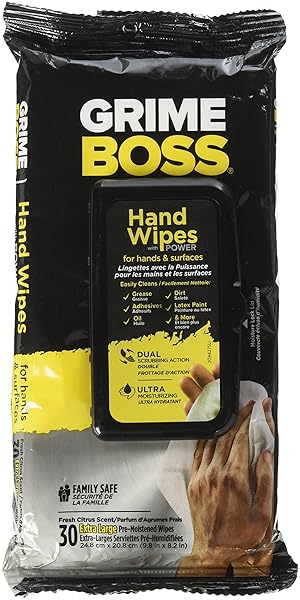 Grime Boss A541S30X Hand Wipes: Ultimate Cleaning Solution for Tough Messes