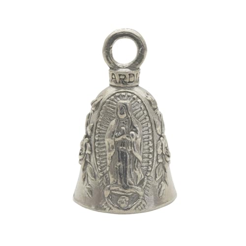 Guardian Bell Guardian Bell Good Luck Motorcycle Bell with Keyring & Velvet Bag - Lead-Free Pewter, Made in USA