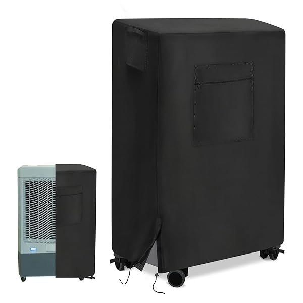Guisong Evaporative Cooler Cover for Hessaire MC61V MC61M Portable Swamp Cooler Outdoor Air Conditioner Protection - Image 3