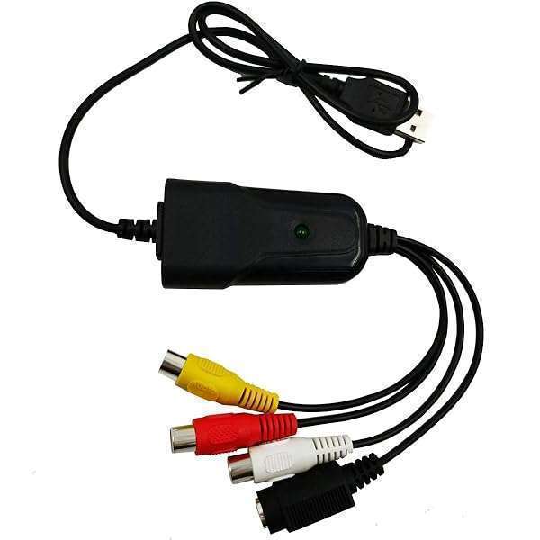 HDSUNWSTD Capture Video Easily: HDSUNWSTD USB 2.0 AV/RCA & S-Video Adapter for VHS & DVD