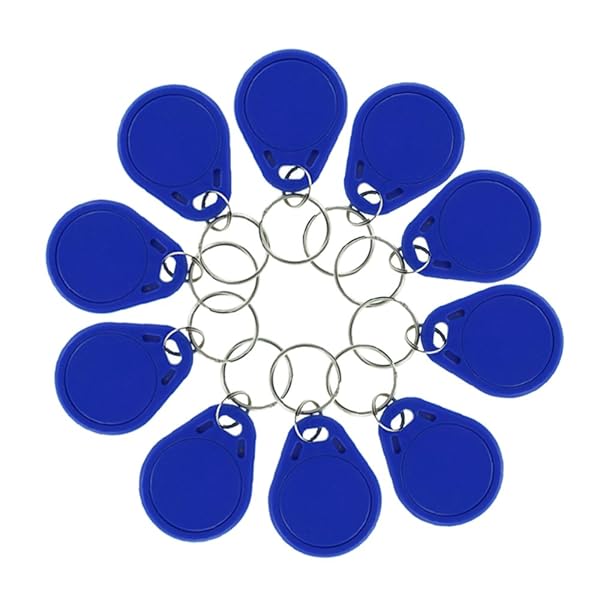 Diginex HFeng 13.56MHz UID Changeable NFC Keyfobs - 10 Rewritable RFID Access Control Cards for Cloning