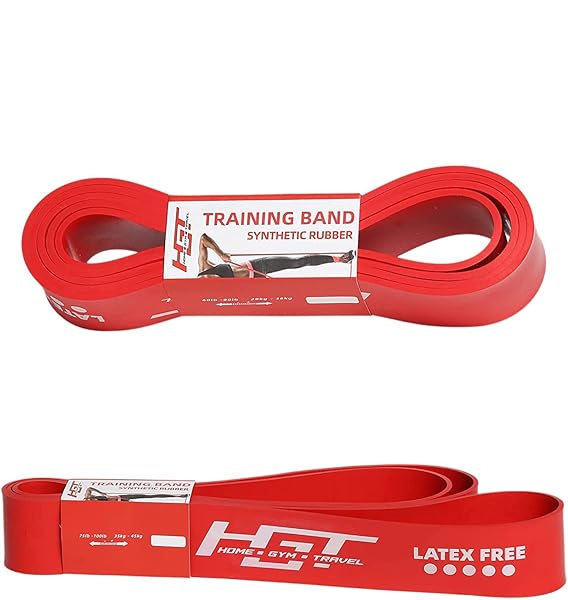 The X Bands Extra Heavy HGT Long Resistance Band - Latex-Free Workout Band for Yoga, Pilates & Home/Gym Exercises