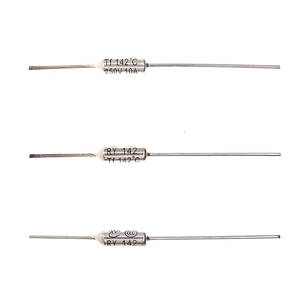 HUABAN 10 Pieces Metal Temperature Thermal Fuse RY142 142 ? 287.6 ? 10A 250V