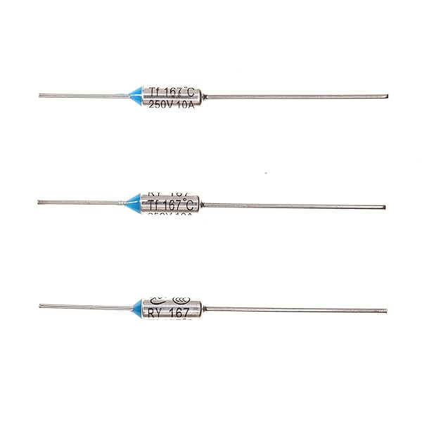 HUABAN 10 Pieces Metal Temperature Thermal Fuse RY167 167 ? 332.6 ? 10A 250V