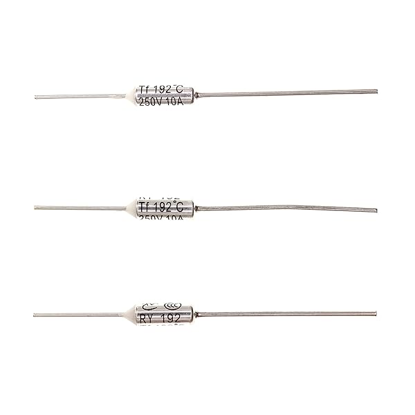 HUABAN 10 Pieces Metal Temperature Thermal Fuse RY192 192 ? 377.6 ? 10A 250V