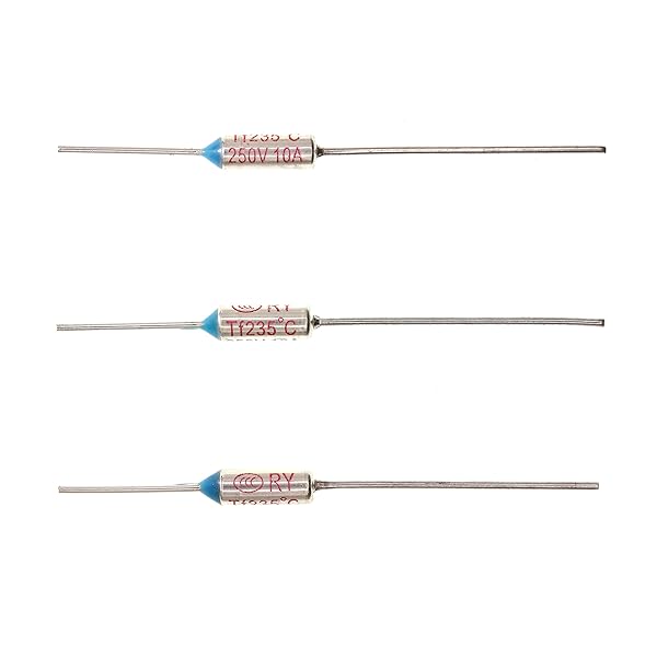 HUABAN HUABAN 10 Pieces Metal Temperature Thermal Fuse RY235 235 ? 455 ? 10A 250V