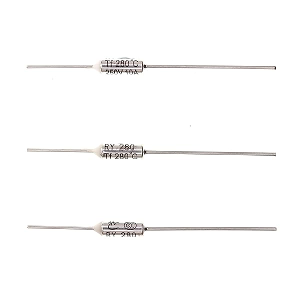 HUABAN HUABAN 10 Pieces Metal Temperature Thermal Fuse RY280 280 ? 536 ? 10A 250V