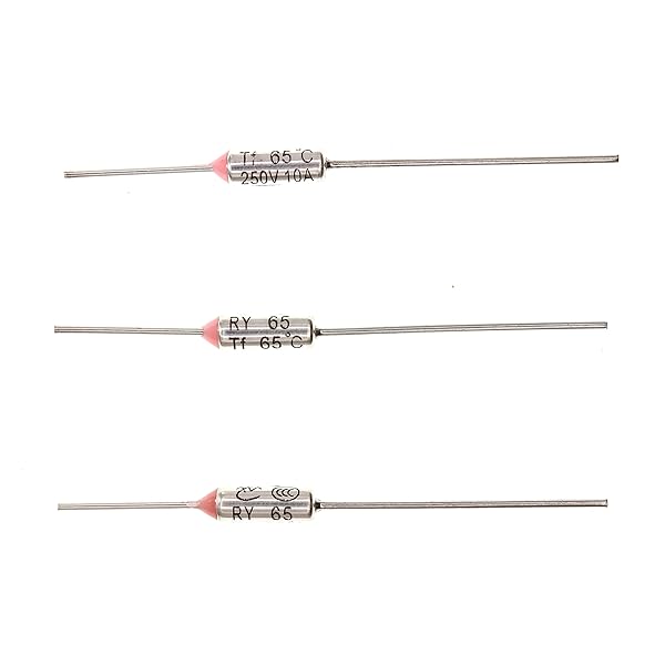 HUABAN 10 Pieces Metal Temperature Thermal Fuse RY65 65 ? 149 ? 10A 250V
