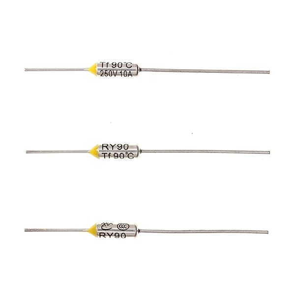 HUABAN HUABAN 10 Pieces Metal Temperature Thermal Fuse RY90 90 ? 194 ? 10A 250V