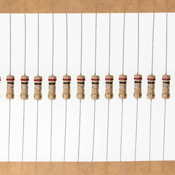 HUABAN 100 Pieces 0.5 Watts 1 2W 0R20 0.20 Ohm 5% Carbon Film Resistor