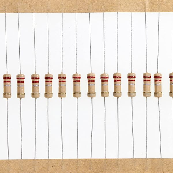 HUABAN 100 Pieces 0.5 Watts 1 2W 0R22 0.22 Ohm 5% Carbon Film Resistor