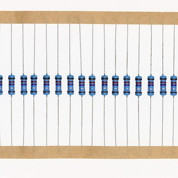 HUABAN 100 Pieces 0.5 Watts 1 2W 0R27 0.27 Ohm 1% Metal Film Resistor