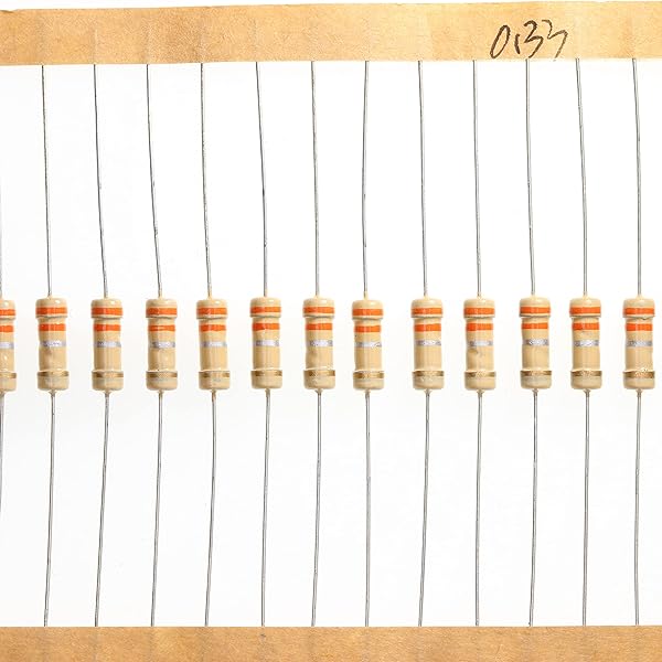 HUABAN 100 Pieces 0.5 Watts 1 2W 0R33 0.33 Ohm 5% Carbon Film Resistor