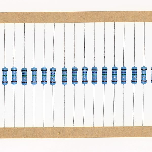 HUABAN 100 Pieces 0.5 Watts 1 2W 0R75 0.75 Ohm 1% Metal Film Resistor