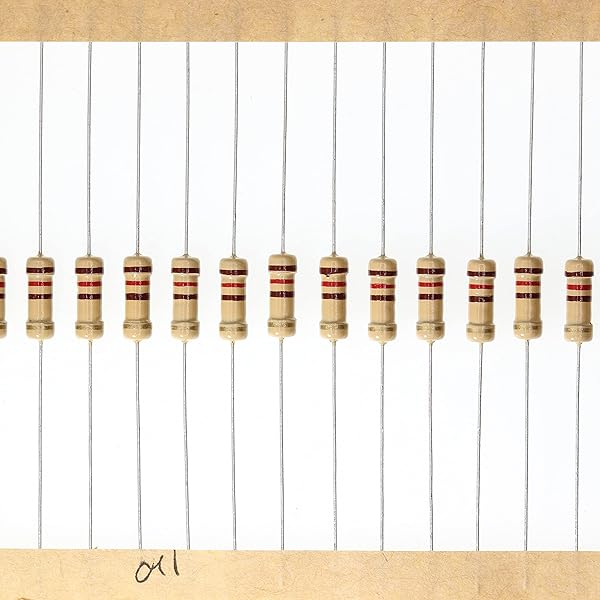 HUABAN HUABAN 100 Pieces 0.5 Watts 1 2W 120R 120 Ohm 5% Carbon Film Resistor