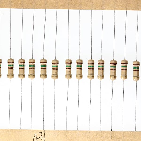 HUABAN 100 Pieces 0.5 Watts 1 2W 150R 150 Ohm 5% Carbon Film Resistor