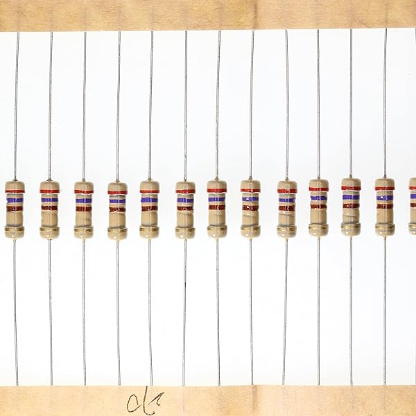 HUABAN 100 Pieces 0.5 Watts 1 2W 270R 270 Ohm 5% Carbon Film Resistor