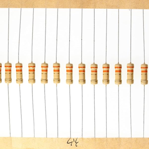 HUABAN HUABAN 100 Pieces 0.5 Watts 1 2W 3R3 3.3 Ohm 5% Carbon Film Resistor