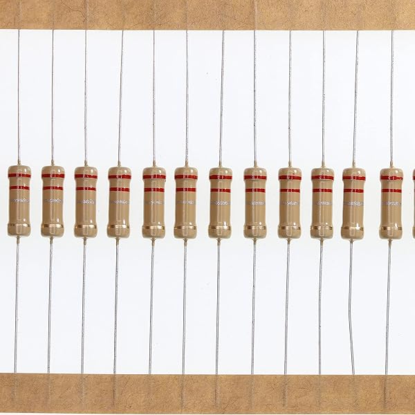 HUABAN HUABAN 100 Pieces 1 Watts 1W 0R22 0.22 Ohm 5% Carbon Film Resistor