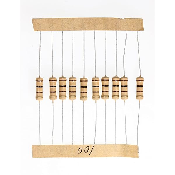 HUABAN 100 Pieces 1 Watts 1W 100R 100 Ohm 5% Carbon Film Resistor
