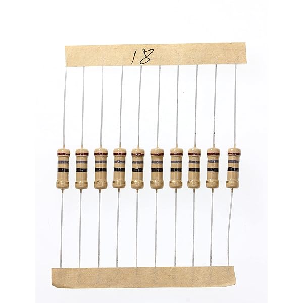 HUABAN 100 Pieces 1 Watts 1W 18R 18 Ohm 5% Carbon Film Resistor