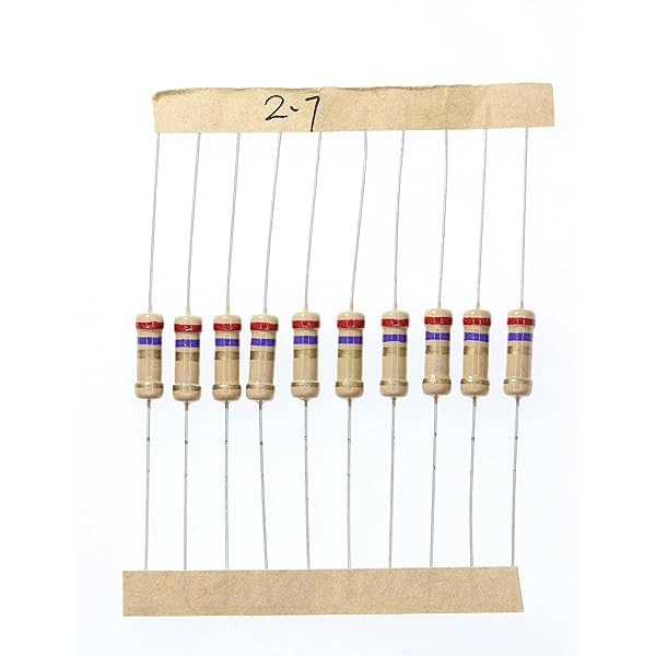 HUABAN 100 Pieces 1 Watts 1W 2R7 2.7 Ohm 5% Carbon Film Resistor