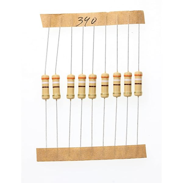 HUABAN 100 Pieces 1 Watts 1W 390R 390 Ohm 5% Carbon Film Resistor