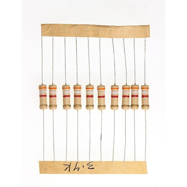 HUABAN 100 Pieces 1 Watts 1W 3K9 Ohm 5% Carbon Film Resistor