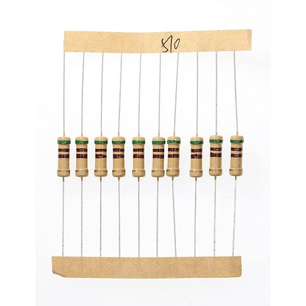 HUABAN 100 Pieces 1 Watts 1W 510R 510 Ohm 5% Carbon Film Resistor