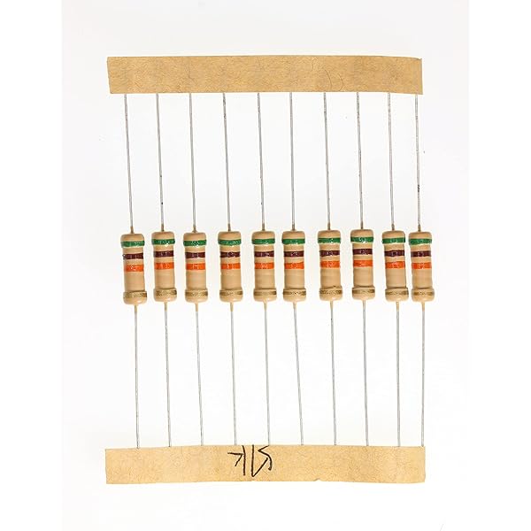 HUABAN 100 Pieces 1 Watts 1W 51K Ohm 5% Carbon Film Resistor