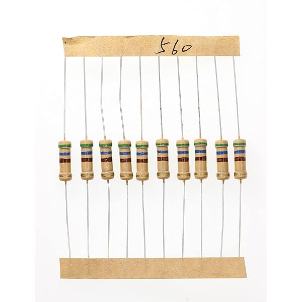 HUABAN HUABAN 100 Pieces 1 Watts 1W 560R 560 Ohm 5% Carbon Film Resistor