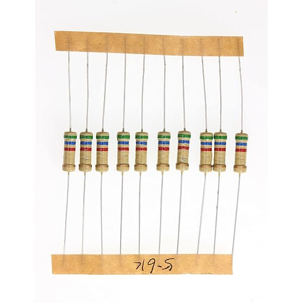 HUABAN 100 Pieces 1 Watts 1W 5K6 Ohm 5% Carbon Film Resistor