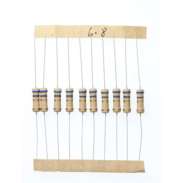 HUABAN 100 Pieces 1 Watts 1W 6R8 6.8 Ohm 5% Carbon Film Resistor