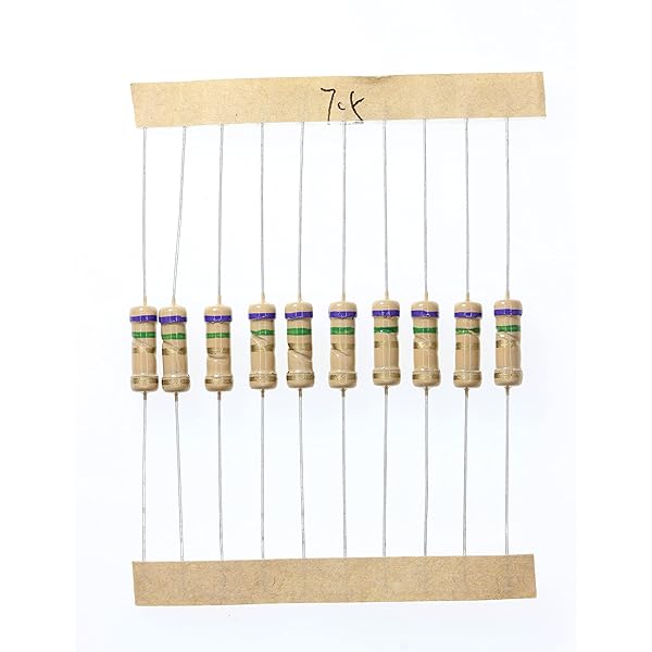 HUABAN 100 Pieces 1 Watts 1W 7R5 7.5 Ohm 5% Carbon Film Resistor