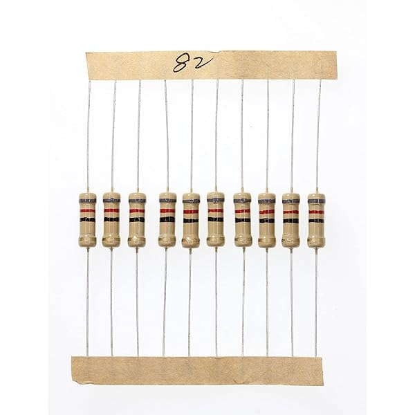 HUABAN 100 Pieces 1 Watts 1W 82R 82 Ohm 5% Carbon Film Resistor