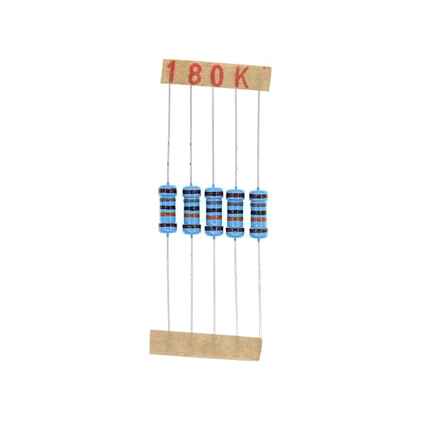HUABAN 100PCS 1W 180K Ohm 1% Metal Film Resistor High Quality Electronic Components