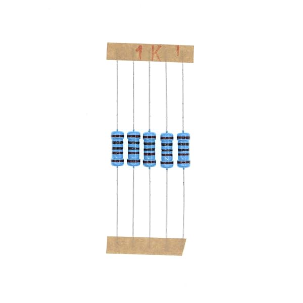 HUABAN 100PCS 1W 1K Ohm 1 Percent Metal Film Resistor High Quality for Electronics Projects
