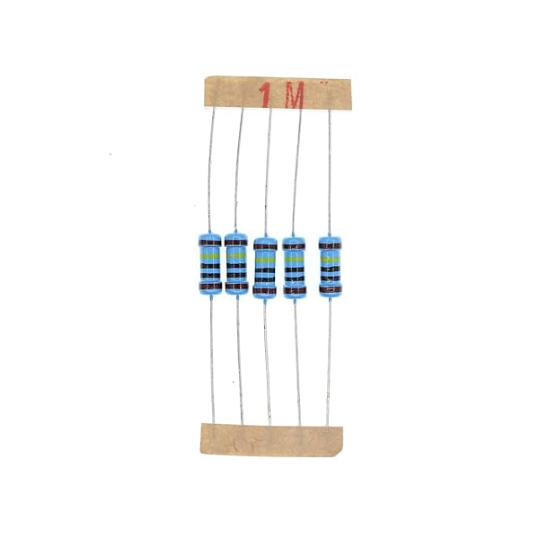 HUABAN 100PCS 1W 1M Ohm 1 Percent Metal Film Resistor High Quality for Electronics Projects
