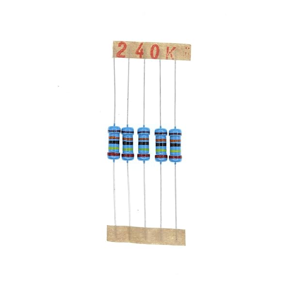 HUABAN 100PCS 1W 240K Ohm 1 Percent Metal Film Resistor High Quality Electronic Components