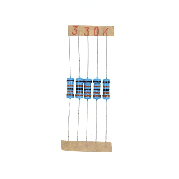 HUABAN 100PCS 1W 330K Ohm 1 Percent Metal Film Resistor High Quality Electronic Components