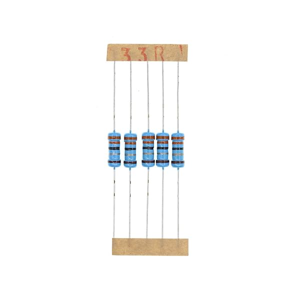 HUABAN 100PCS 1W 33 Ohm 1% Metal Film Resistors for Reliable Circuit Performance