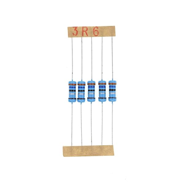 HUABAN 100PCS 1W 3R6 3.6 Ohm 1 Percent Metal Film Resistor High Quality Components for Electronics Projects