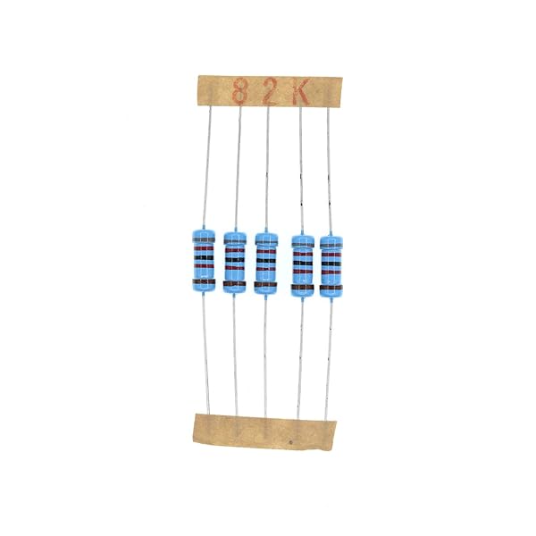 HUABAN 100PCS 1W 82K Ohm 1% Metal Film Resistor High Quality for Electronics Projects
