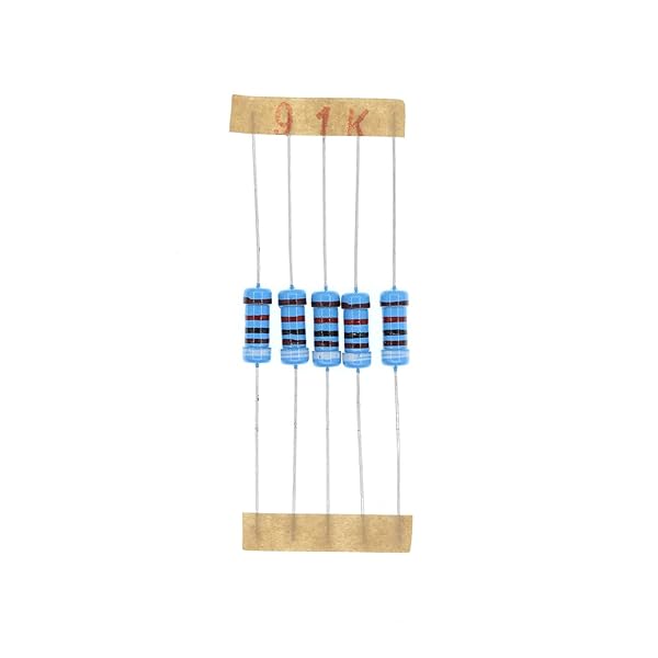 HUABAN 100PCS 1W 91K Ohm 1 Percent Metal Film Resistor High Quality Electronic Components