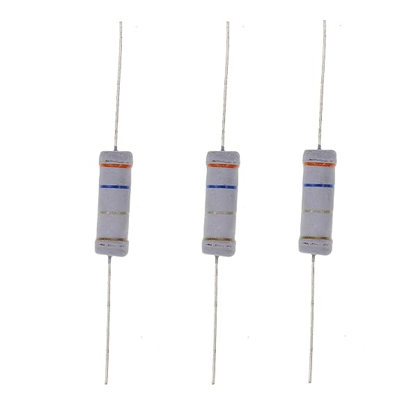 HUABAN 10PCS 5W 0.36 Ohm 5 Percent Metal Oxide Film Resistors for Reliable Performance